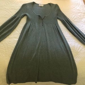 Laureate Lane heather green sweater dress